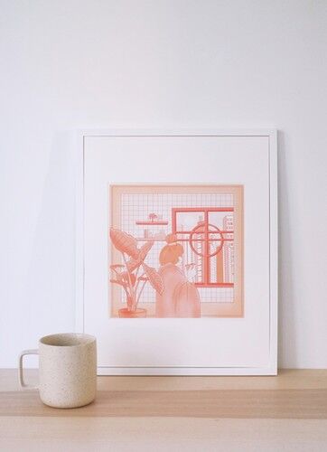 Stampa accogliente - 30x30 cm