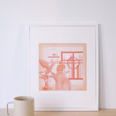 Cozy print - 30x30 cm