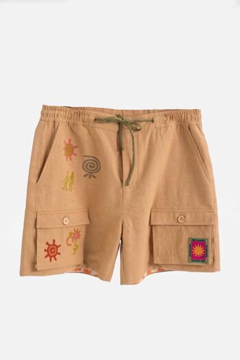 Pantalon cargo India Explorer en coton bio 1