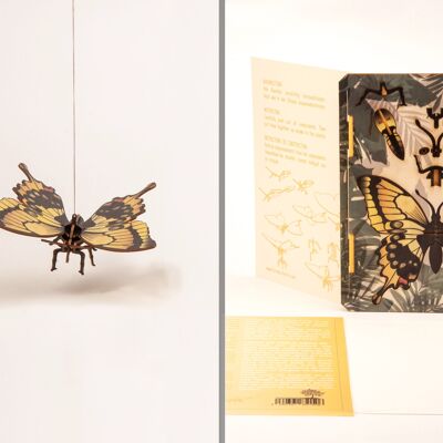 Mariposa - Tarjeta de felicitación decorativa 3D
