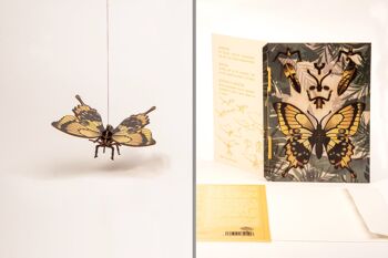 Papillon - Carte de voeux décorative 3D 1