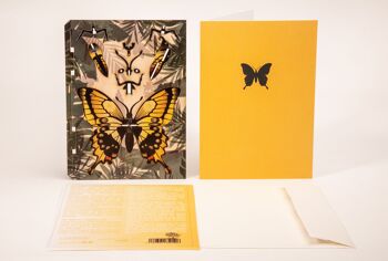 Papillon - Carte de voeux décorative 3D 4