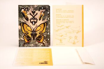 Papillon - Carte de voeux décorative 3D 5