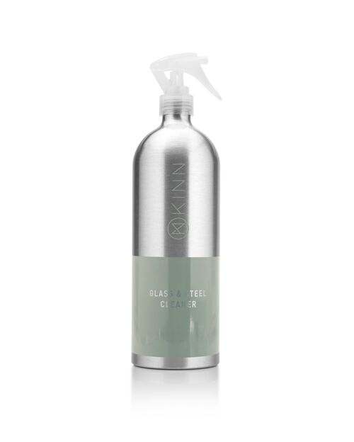 Kinn eco friendly keep-me glass & stainless steel cleaner refill bottle - 500ml