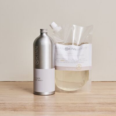 ECO FRIENDLY DELICATE WASH, NEROLI WITH KEEP-ME BOTTLE SET - 1 Litre Pouch