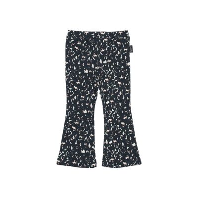 Pantalon flare imprimé Leo