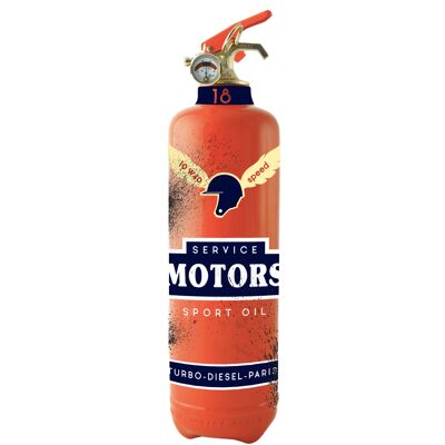 Fire extinguisher - Motors service red