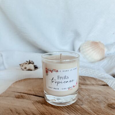 Tropical fruits - Small candle