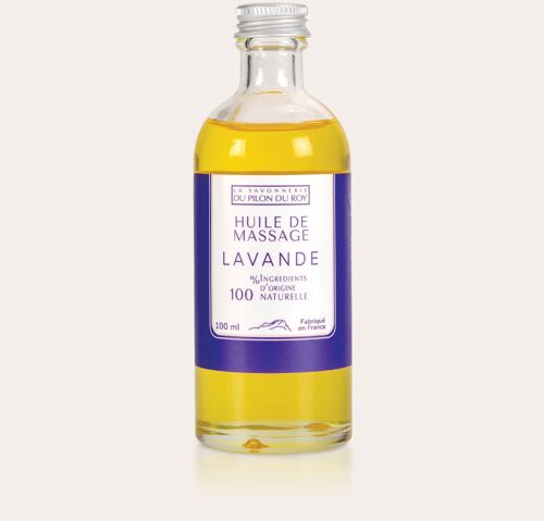 Huile de massage à la Lavande 100ml