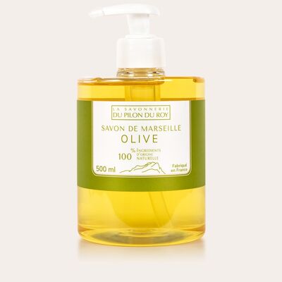 Savon liquide de Marseille à l’huile d’Olive Bio 500ml