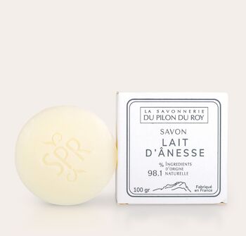 Savon végétal au lait d'Ânesse Bio 100g