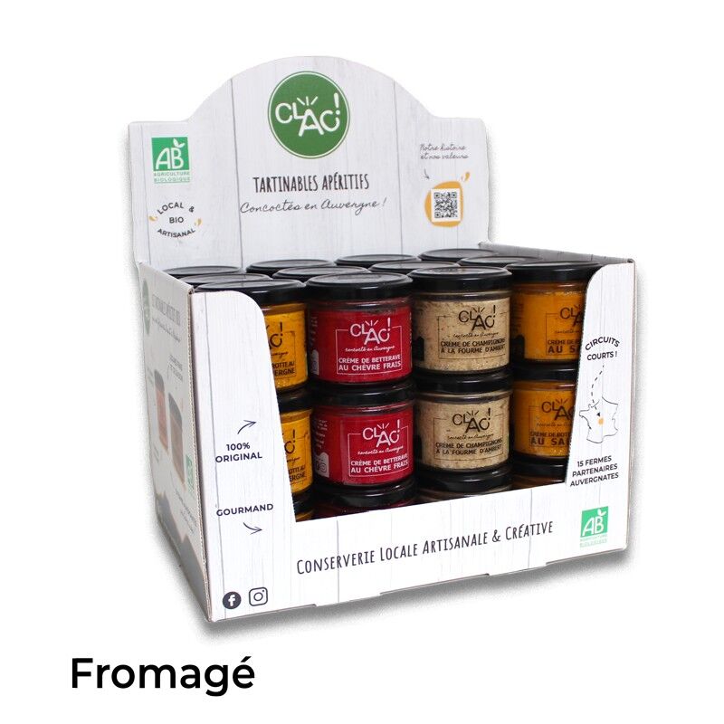 Présentoir Fromagé - 4 références