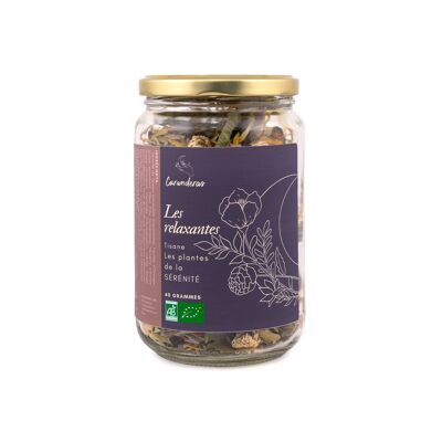 Tisane BIO Les Relaxantes - Sommeil & détente (Bocal en verre)