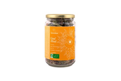 Tisane BIO Good Mood - Humeur & Anti déprime (Bocal en verre)