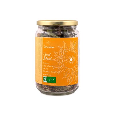 Tisane BIO Good Mood - Humeur & Anti déprime (Bocal en verre)