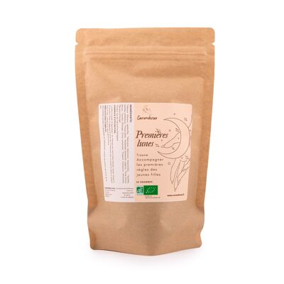 First Moons Herbal Tea - Bolsa kraft pequeña