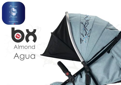 BX ALMOND AGUA  passeggino super leggero, chiusura Lampo, tr