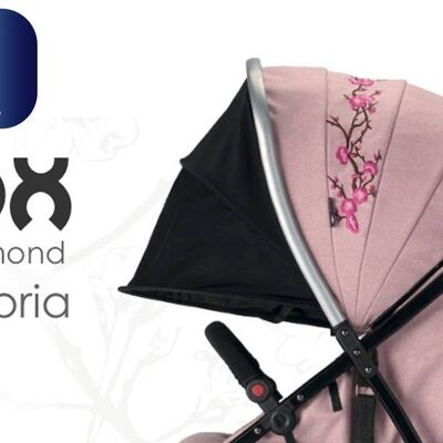 BX ALMOND CIPRIA super light stroller, zip closure,