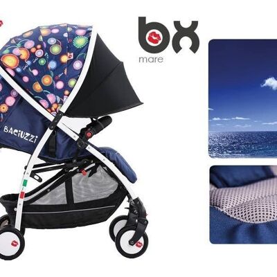 BX Mare ultraleichter Kinderwagen, Reißverschluss, atmungsaktiv