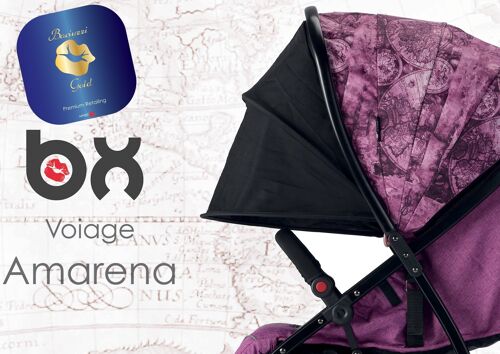 BX VOIAGE AMARENA  passeggino super leggero, chiusura Lampo,