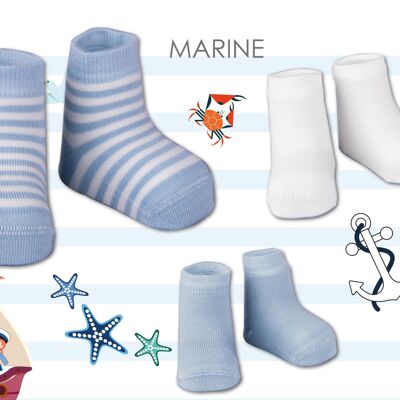 Chaussettes antidérapantes en fibre de bambou SCM003 Tg 03