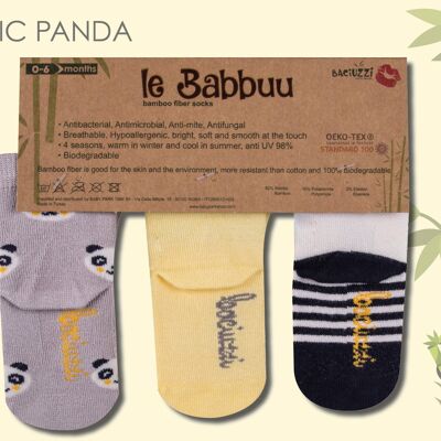 Rutschfeste Socken aus Bambusfaser SCN006 Tg 02