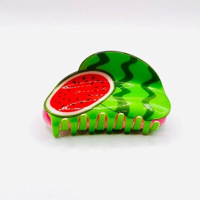 Grosse Haarklammer Frutta XL Melone