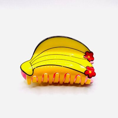 Grosse Haarklammer Frutta XL Banane