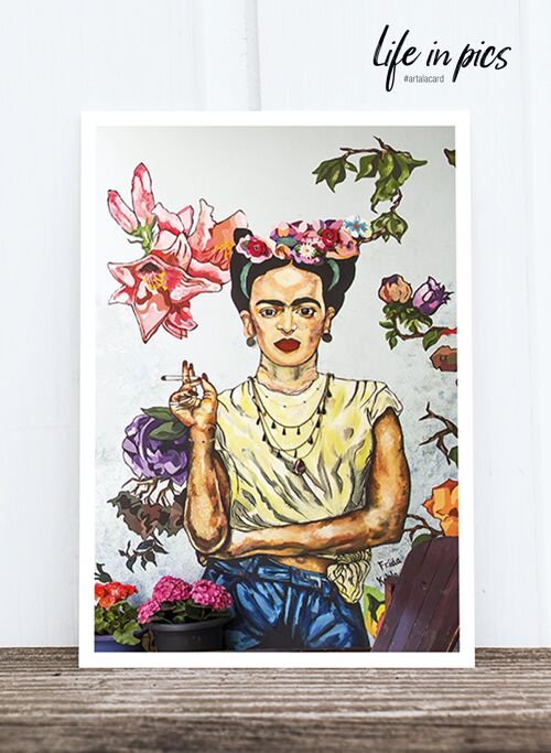 Life in Pic's Foto-Postkarte: Frida Kahlo HF