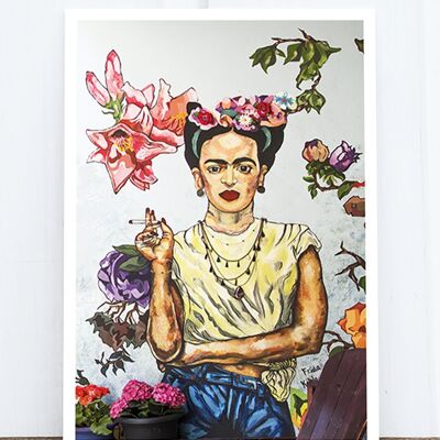 Carte postale photo de Life in Pic : Frida Kahlo HF