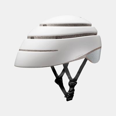 Foldable helmet loop pearl/reflective