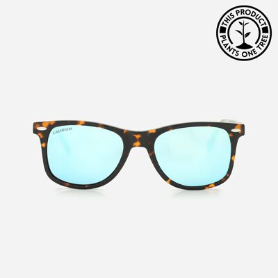 O'ahu | Recycled Plastic & Wood Frame - Ice Blue - Tortoishell