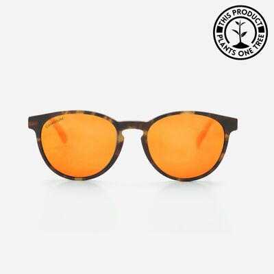 Maui | Recycled Plastic and Wood Frame - Sunset Red - Tortoishell