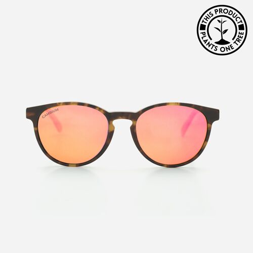 Maui | Recycled Plastic and Wood Frame - Rosegold - Tortoishell