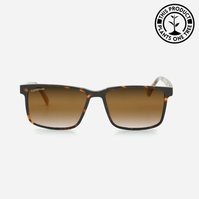 Kona | Marco de madera y plástico reciclado - Vintage Brown - Tortoishell