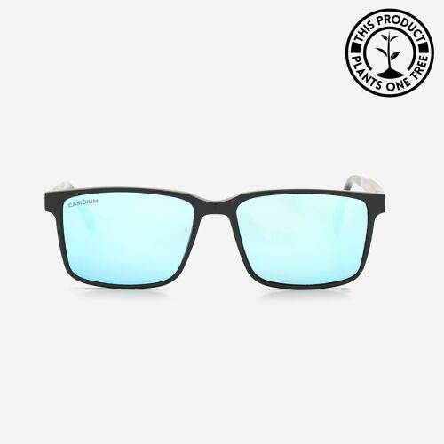 Kona | Recycled Plastic and Wood Frame - Ice Blue - Black