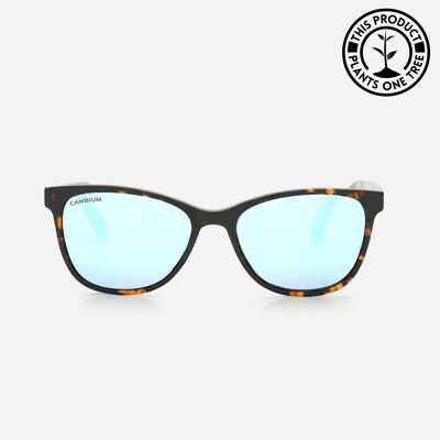 Hana | Recycled Plastic & Wood Frame - Ice Blue - Tortoishell