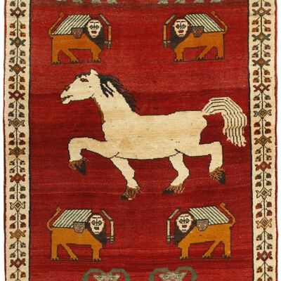 MOMO Rugs Kashghai Old Figural 37123x197