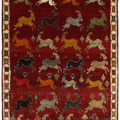 MOMO Rugs Kashghai Old Figural 45127x181