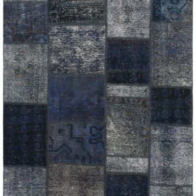 MOMO Rugs Vintage Patchwork Blue Indigo 05142x200