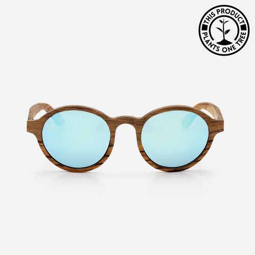 Lagos | Wooden Frame - Ice Blue