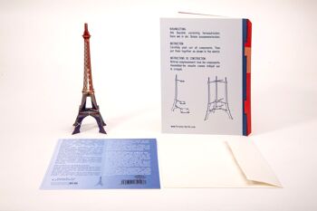 Tour Eiffel - Feuille de bricolage déco 3D 5
