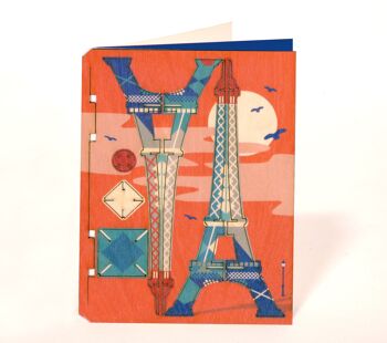 Tour Eiffel - Feuille de bricolage déco 3D 9