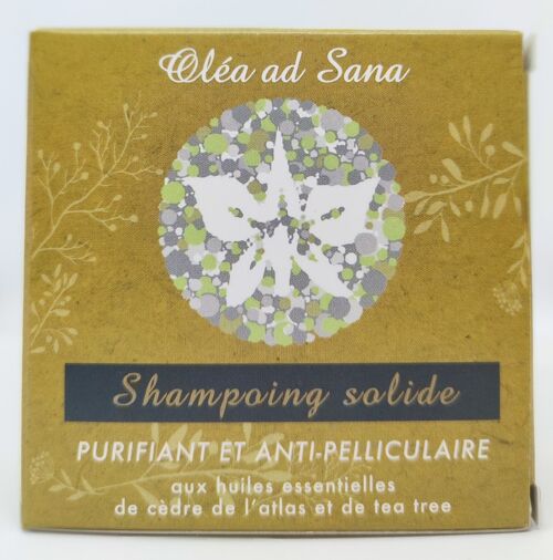 Shampoing solide au tea tree et cedre de l'atlas