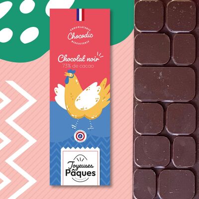 CHOCODIC - 73% CACAO BARRETTA DI CIOCCOLATO FONDENTE - CIOCCOLATO PASQUALE