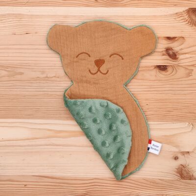 Sensory comforter Bruce the Bear Dos Rosemary