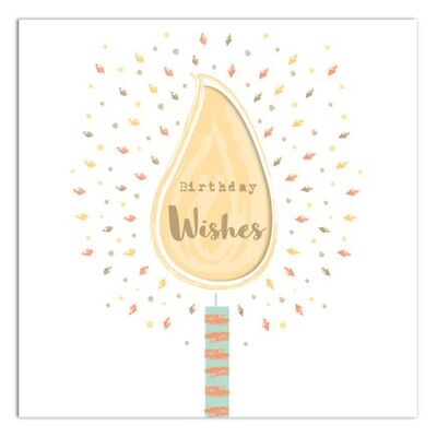 Candle Birthday Card