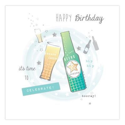 Beers Birthday Card