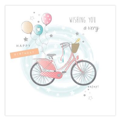 Bicycle Birthday Card x
