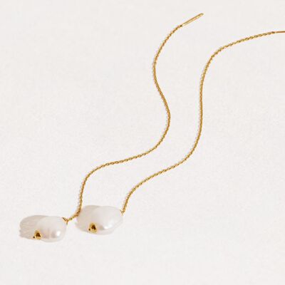 Perla Gold Threader Earrings